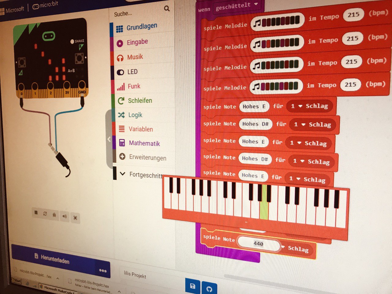 Rückblick_2: Von Melodien und leuchtenden Herzen auf dem micro:bit